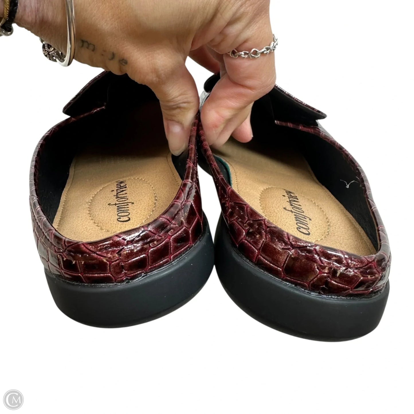 Shoes Flats By Comfortview In Brown, Size: 7.5