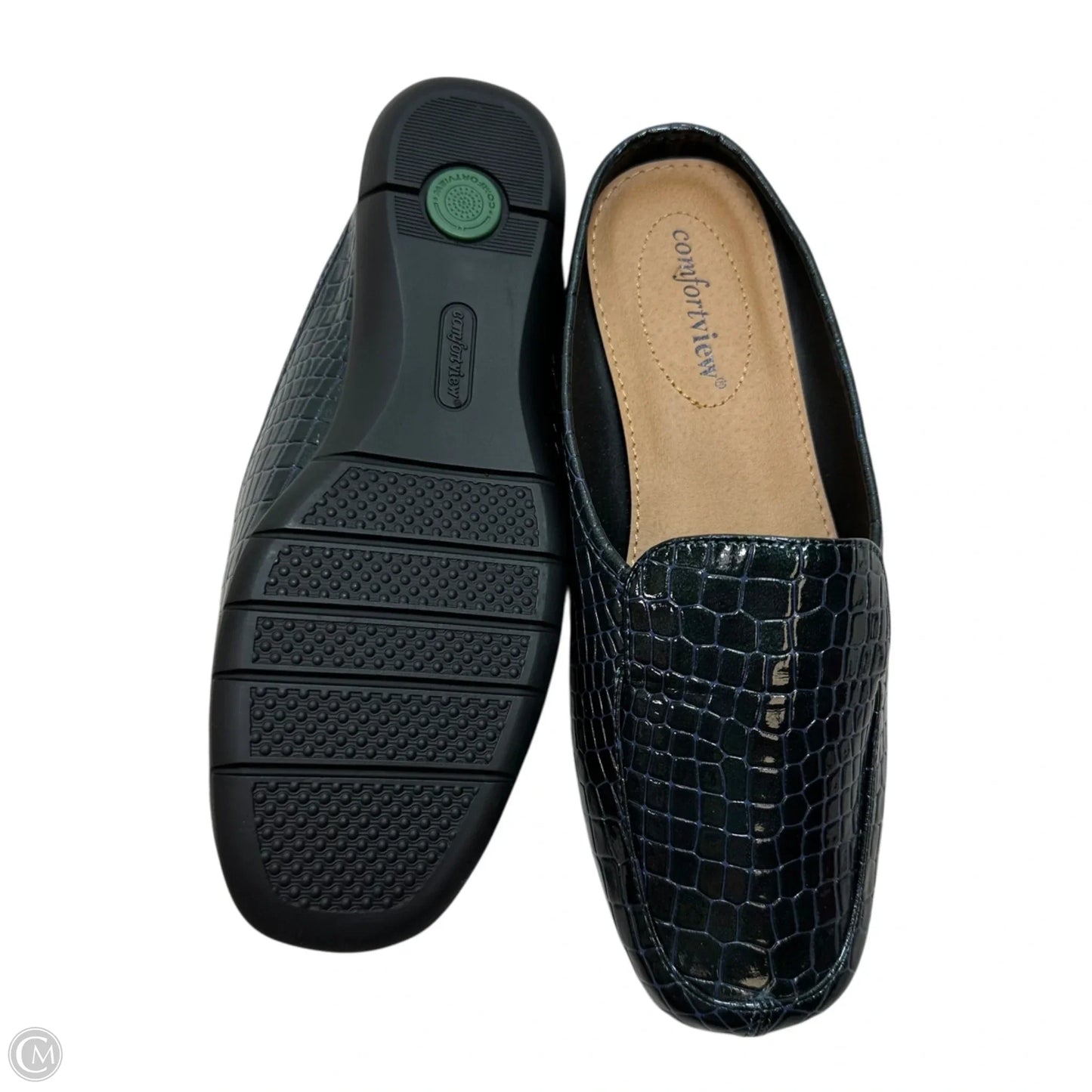 Shoes Flats By Comfortview In Navy, Size: 7.5