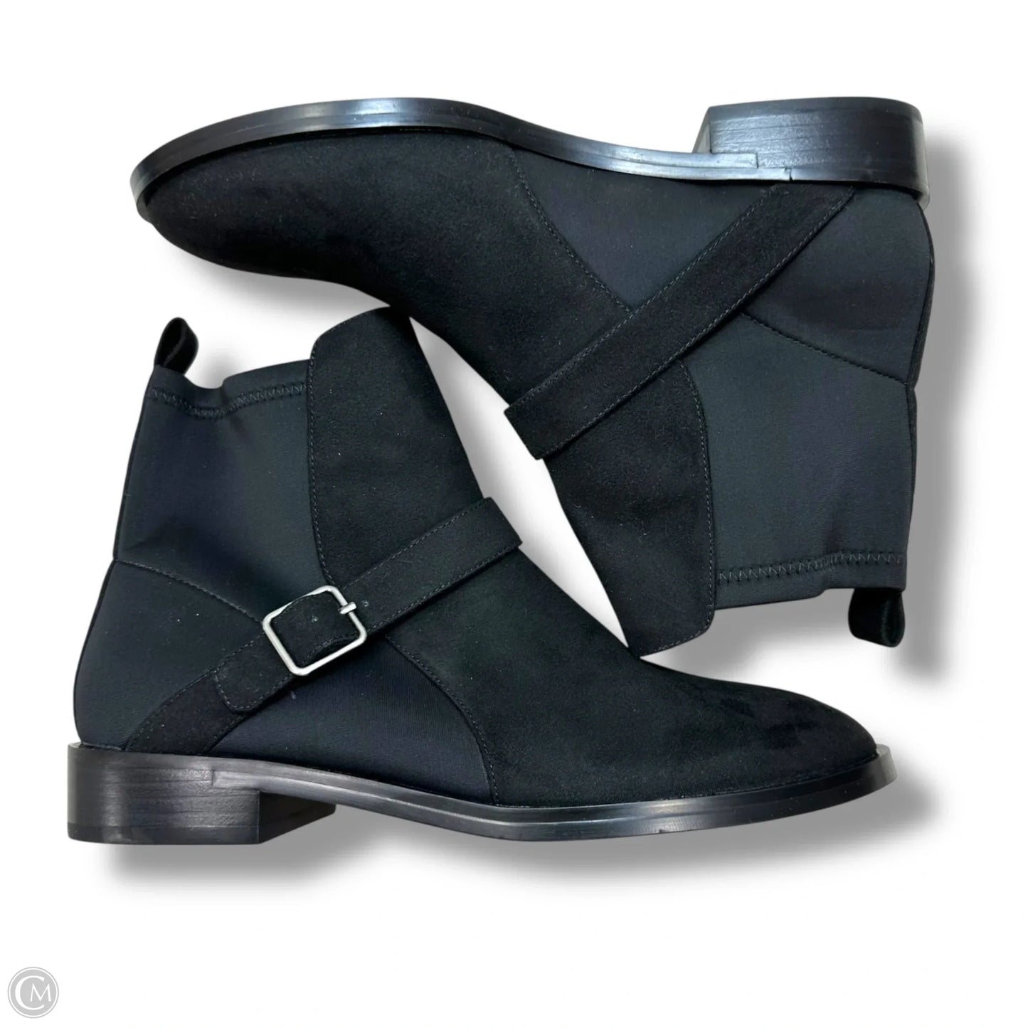 Boots Ankle Heels By Aerosoles In Black, Size: 7