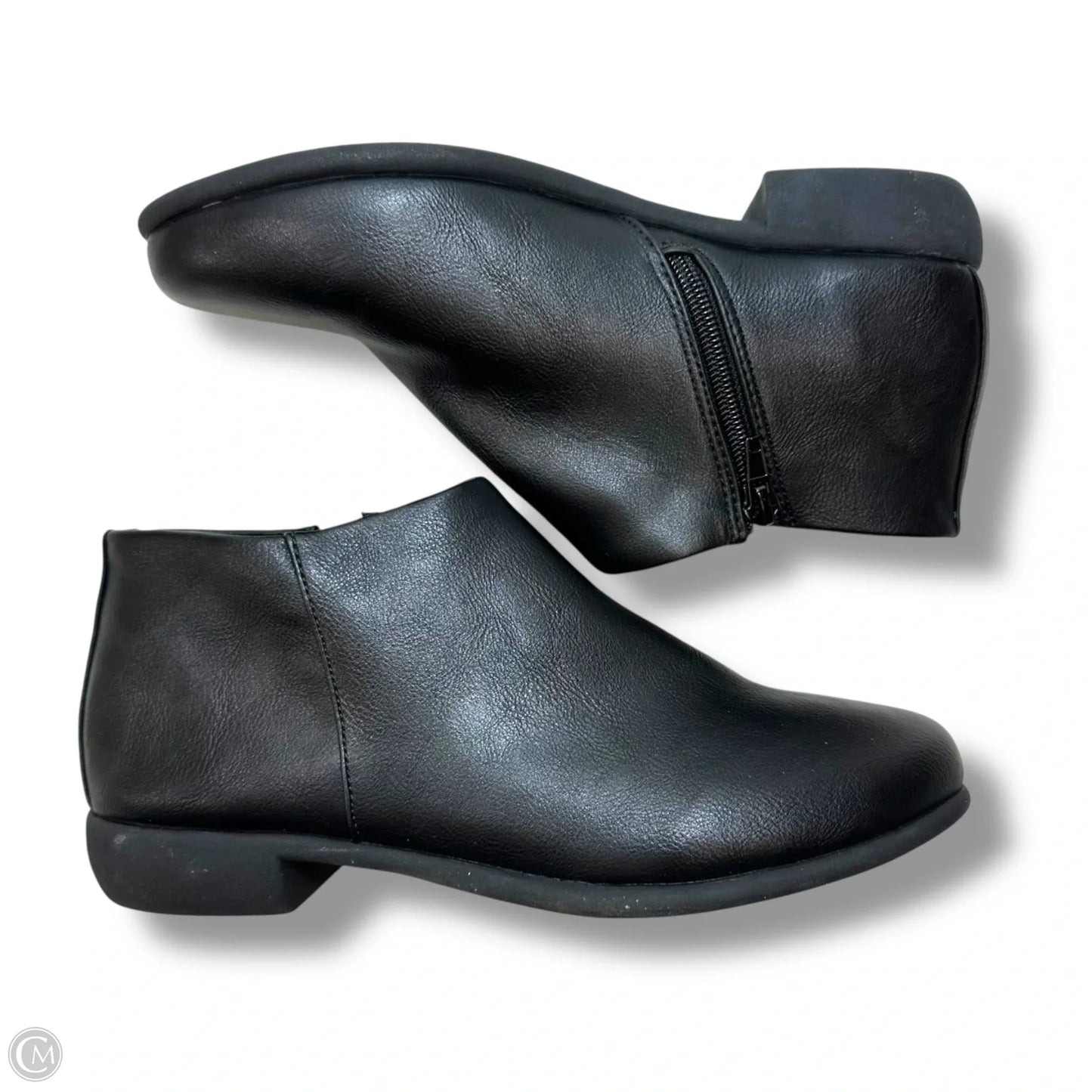 Boots Ankle Flats By Aerosoles In Black, Size: 7