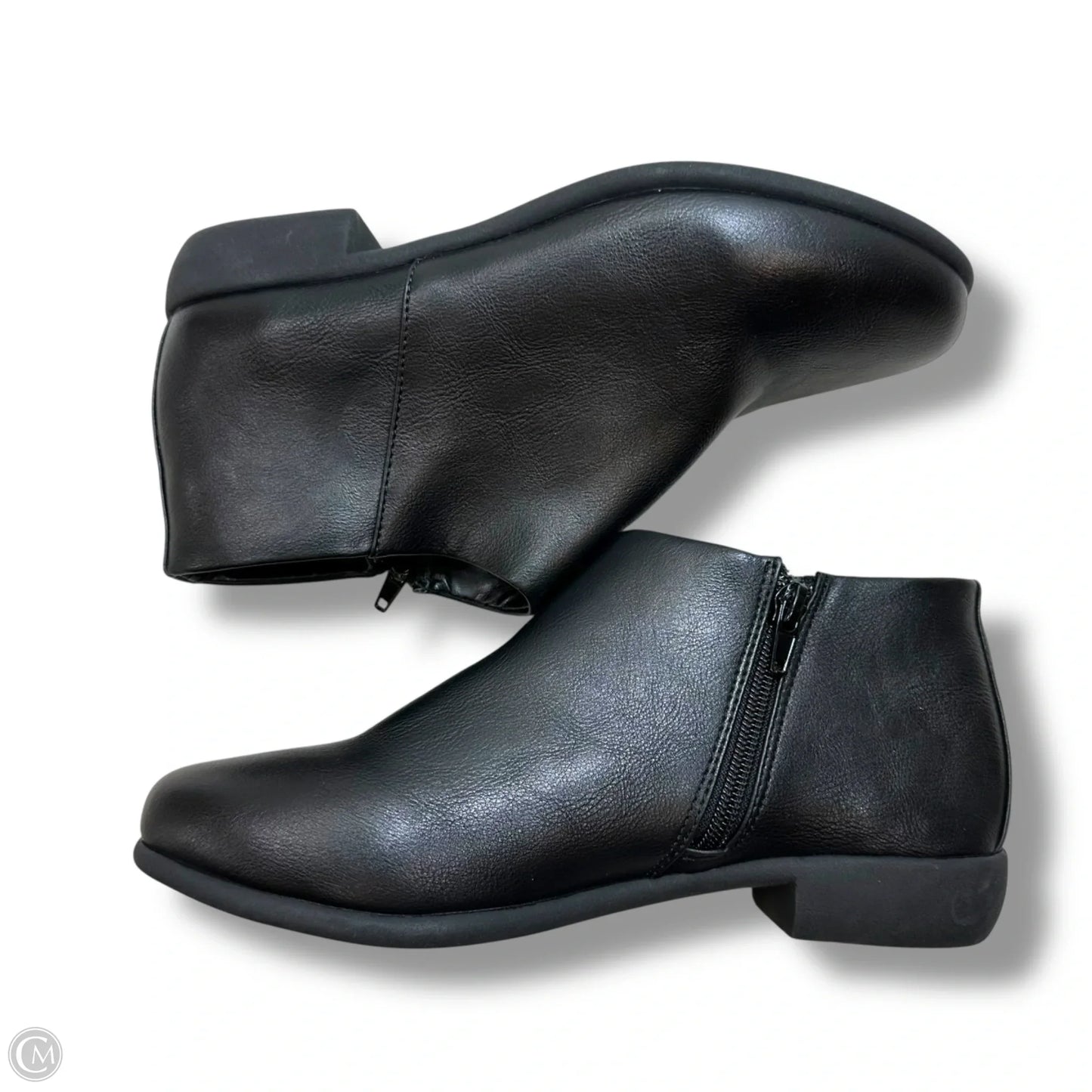 Boots Ankle Flats By Aerosoles In Black, Size: 7