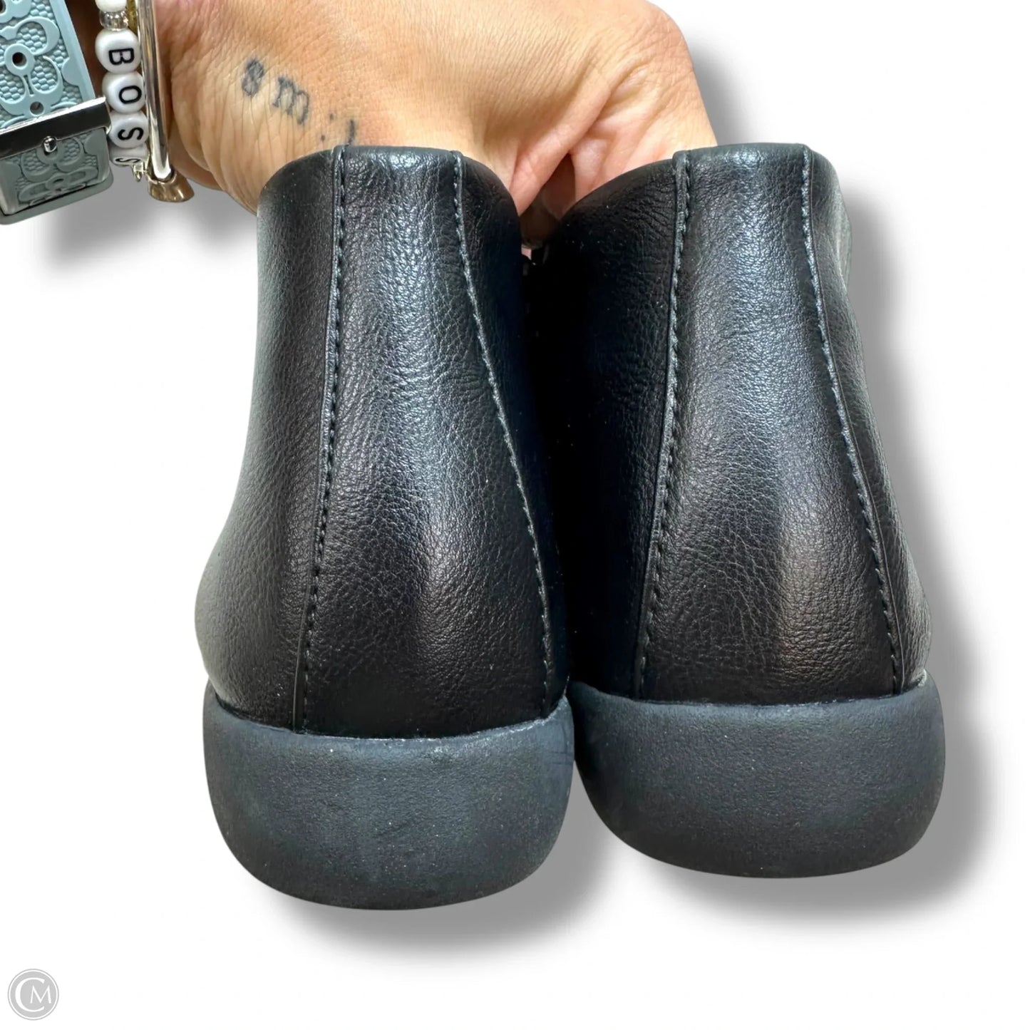 Boots Ankle Flats By Aerosoles In Black, Size: 7