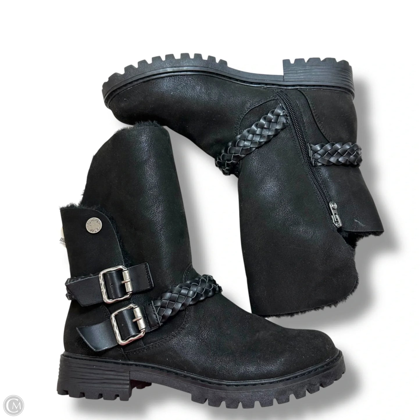 Boots Ankle Flats By Blowfish In Black, Size: 10