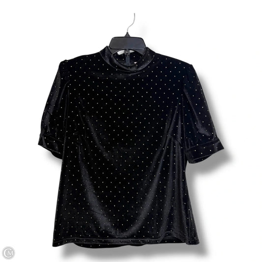 Top Short Sleeve By Nanette By Nanette Lepore In Black, Size: M