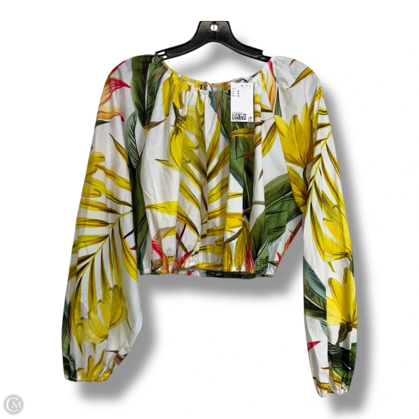 Top Long Sleeve By H&m In Multi-colored, Size: M