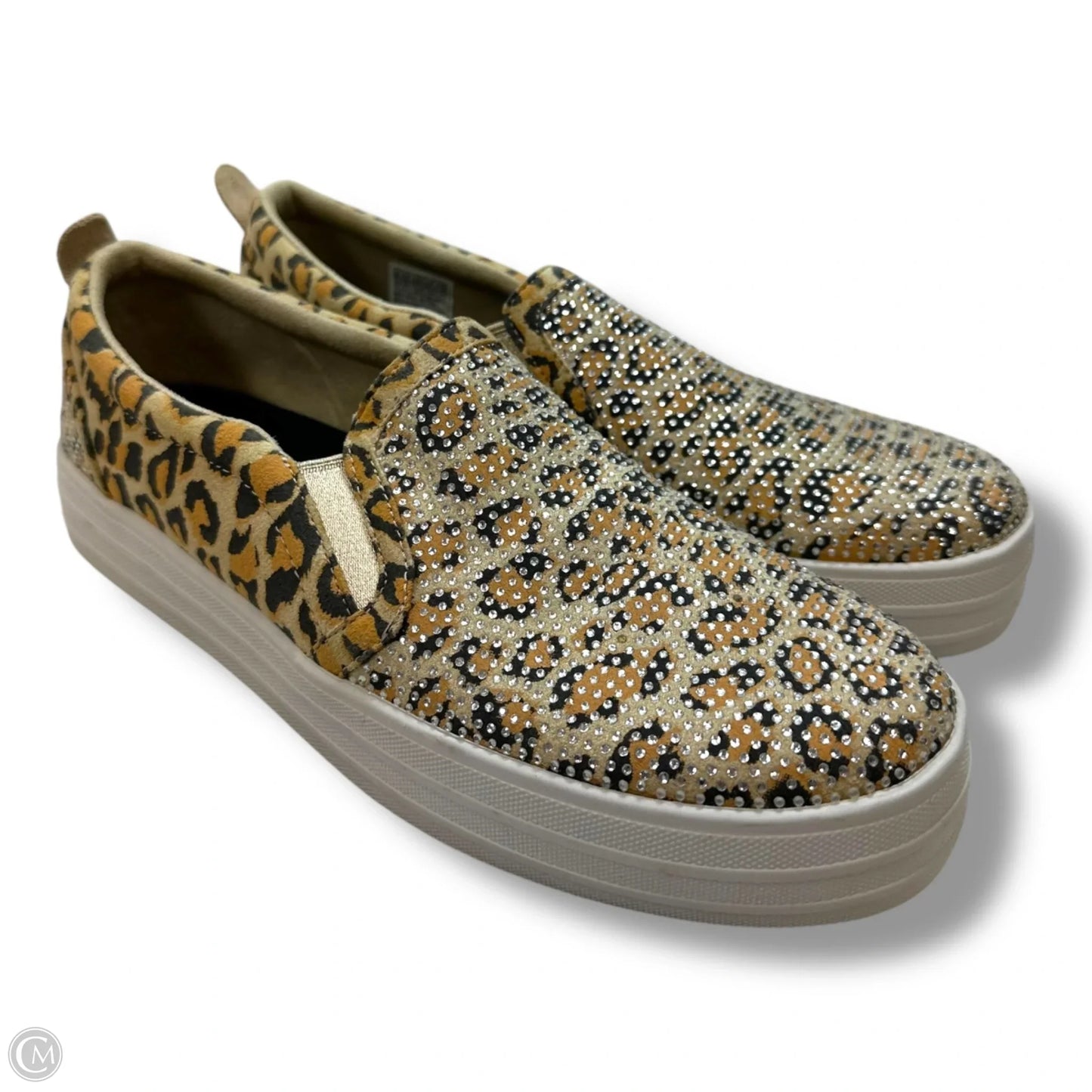 Shoes Flats By Skechers In Animal Print, Size: 8.5