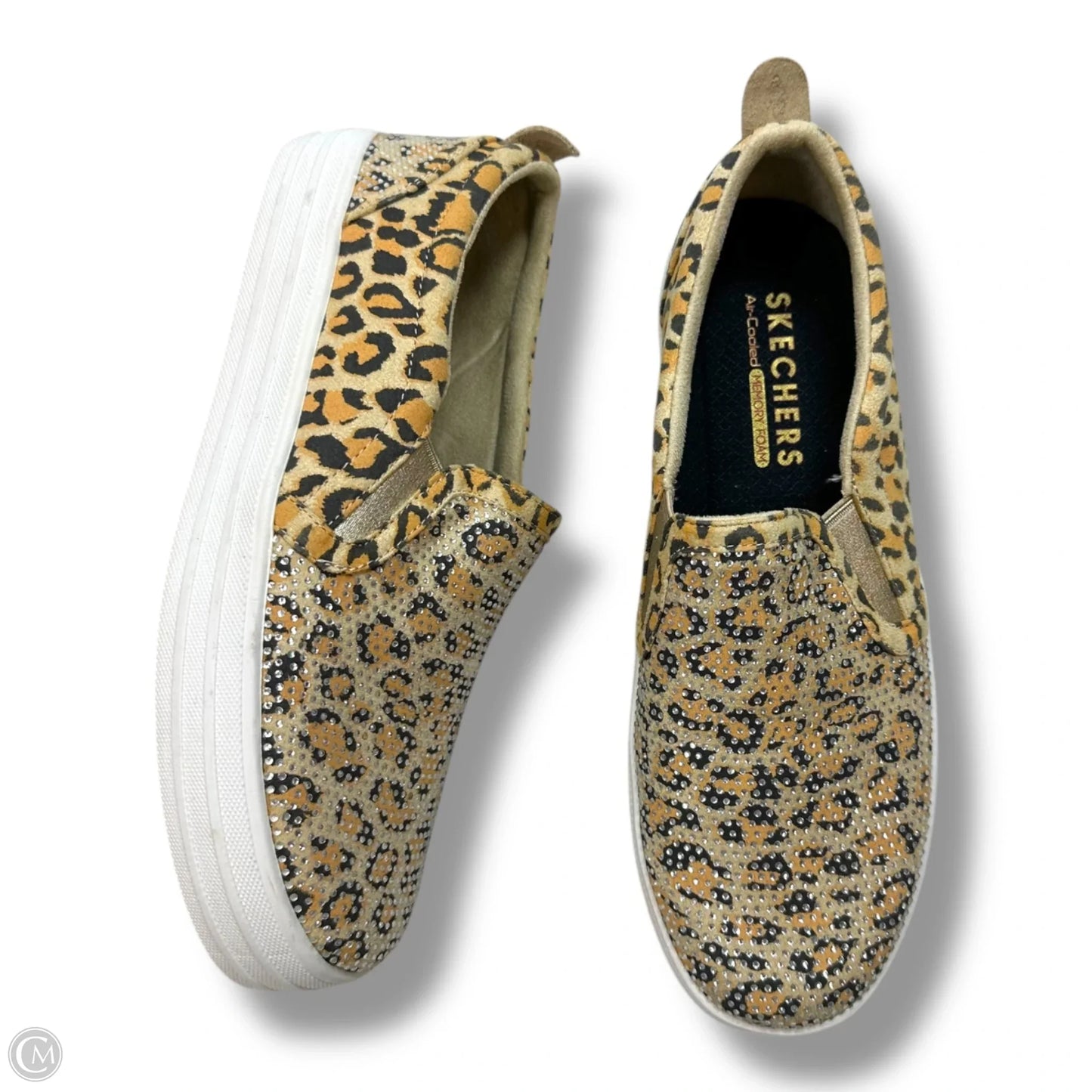 Shoes Flats By Skechers In Animal Print, Size: 8.5