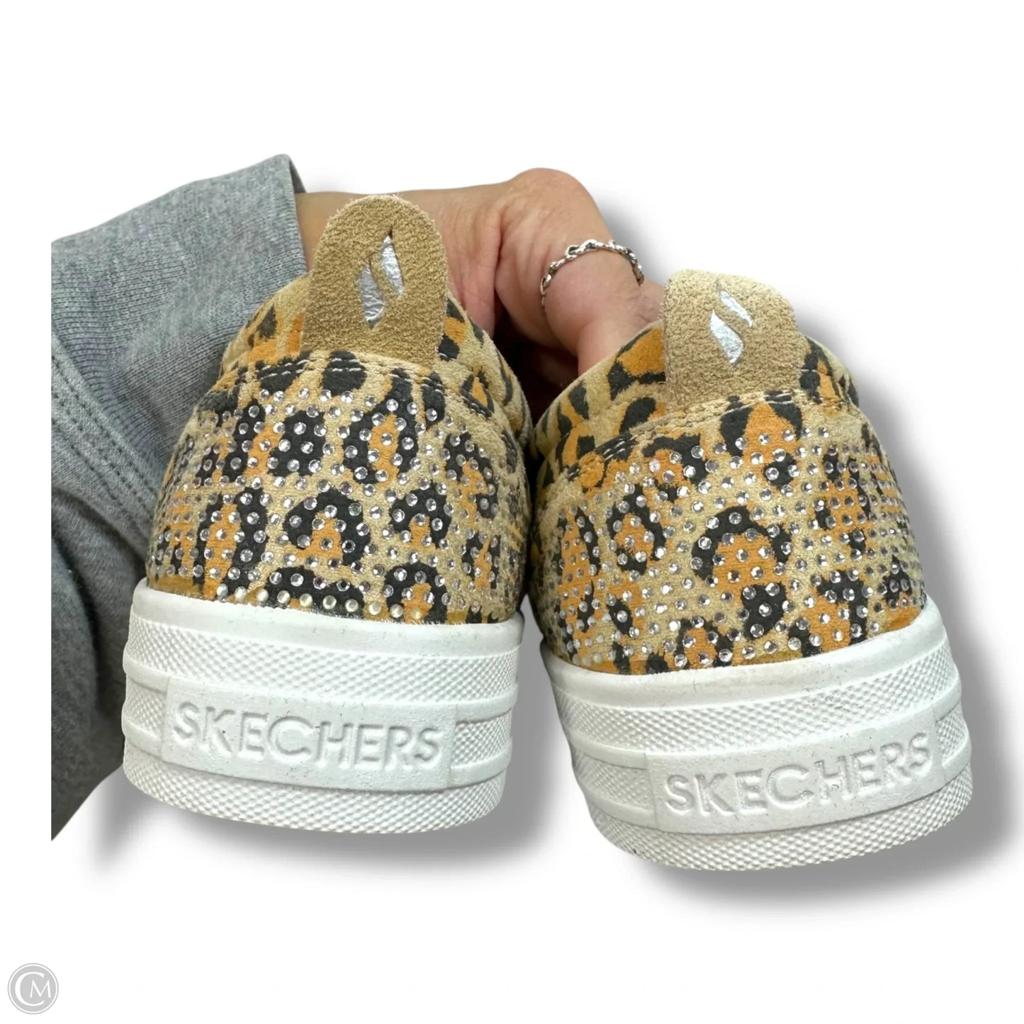 Shoes Flats By Skechers In Animal Print, Size: 8.5