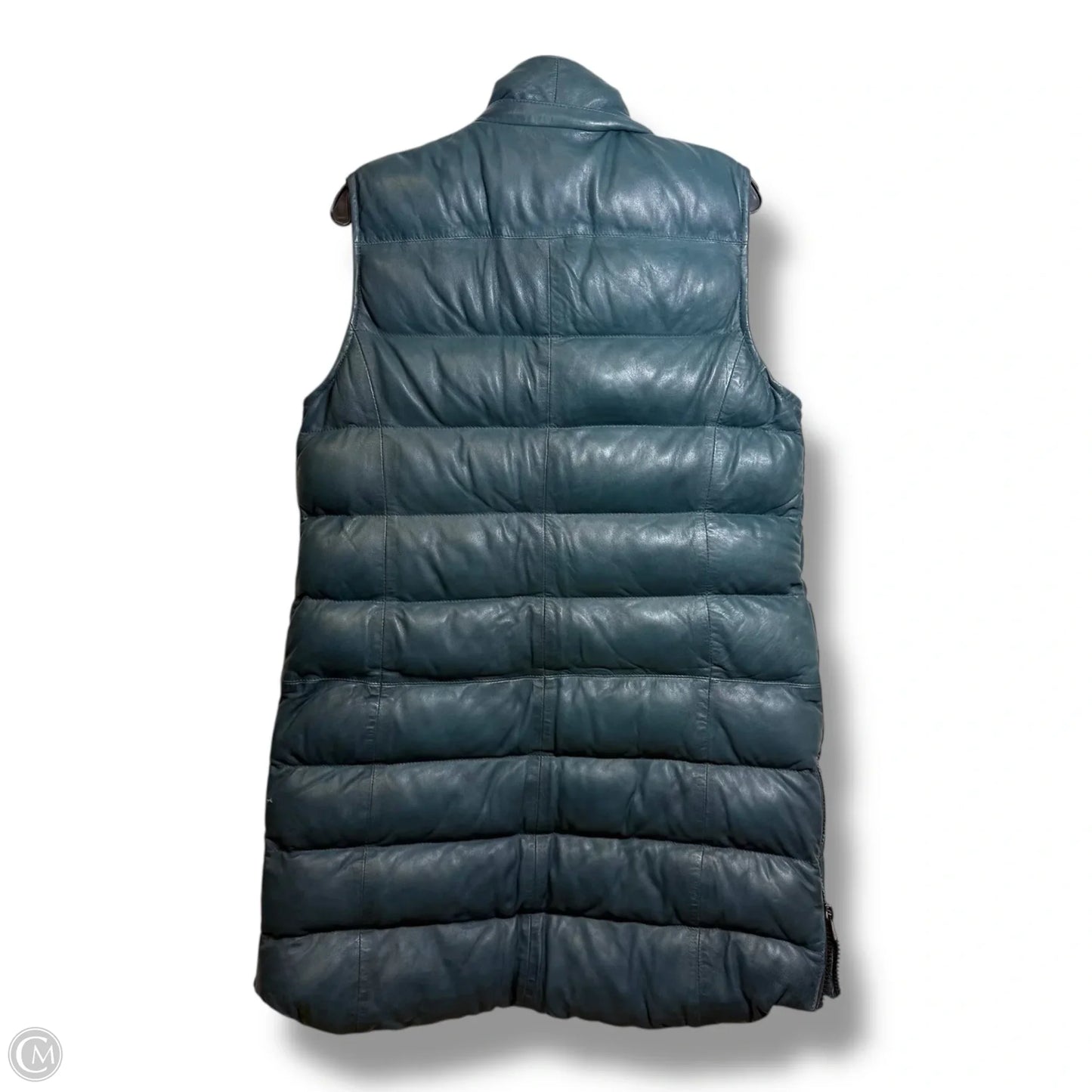 Vest Puffer & Quilted By BOD & Christensen In Teal, Size: L