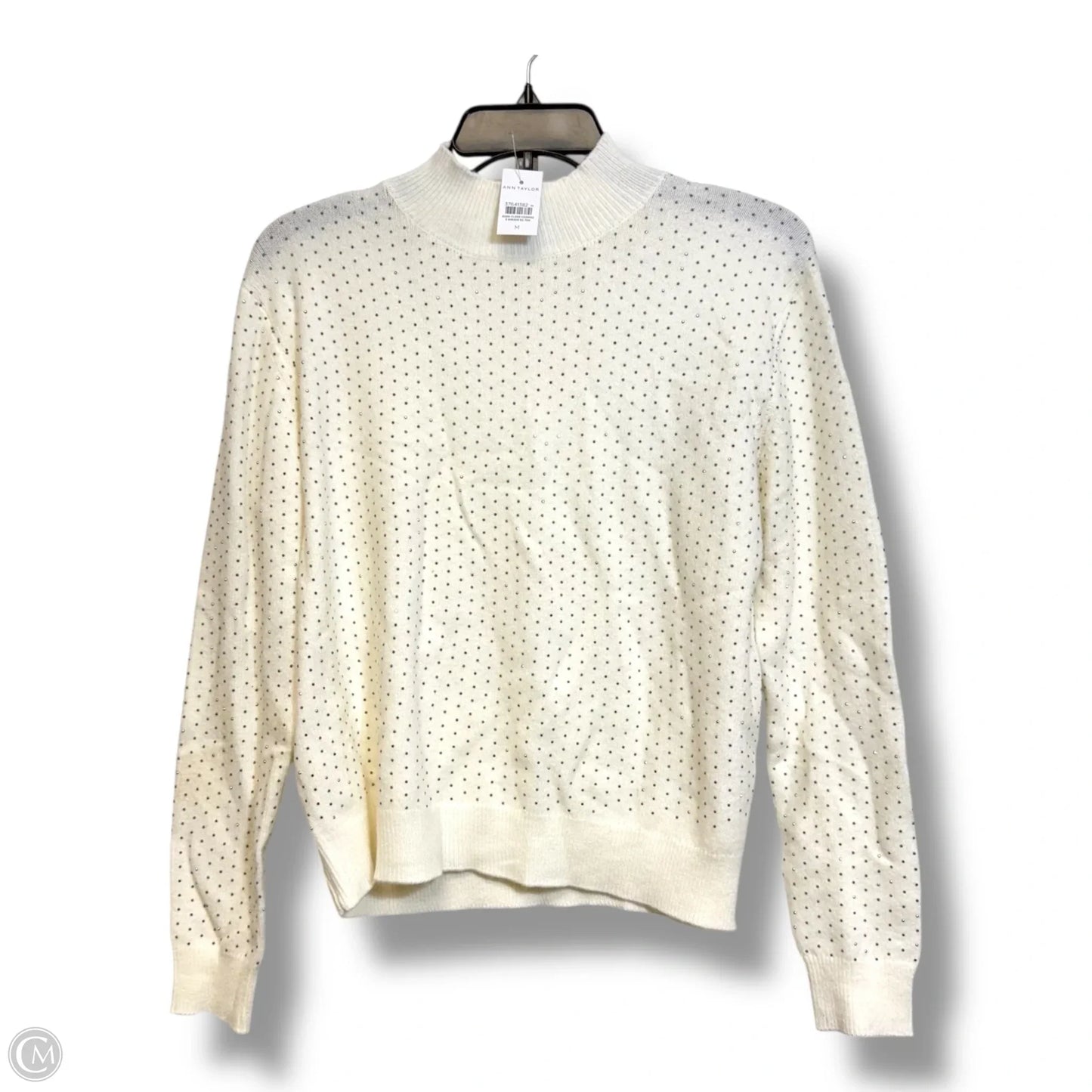 Sweater By Ann Taylor In Ivory, Size: M