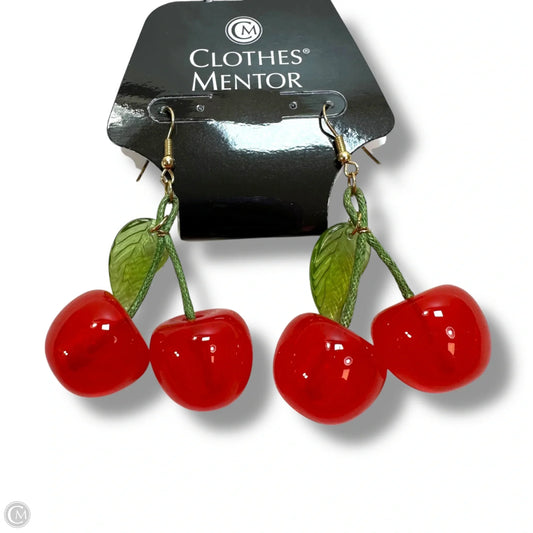 Cherry Earrings Dangle/drop By Clothes Mentor