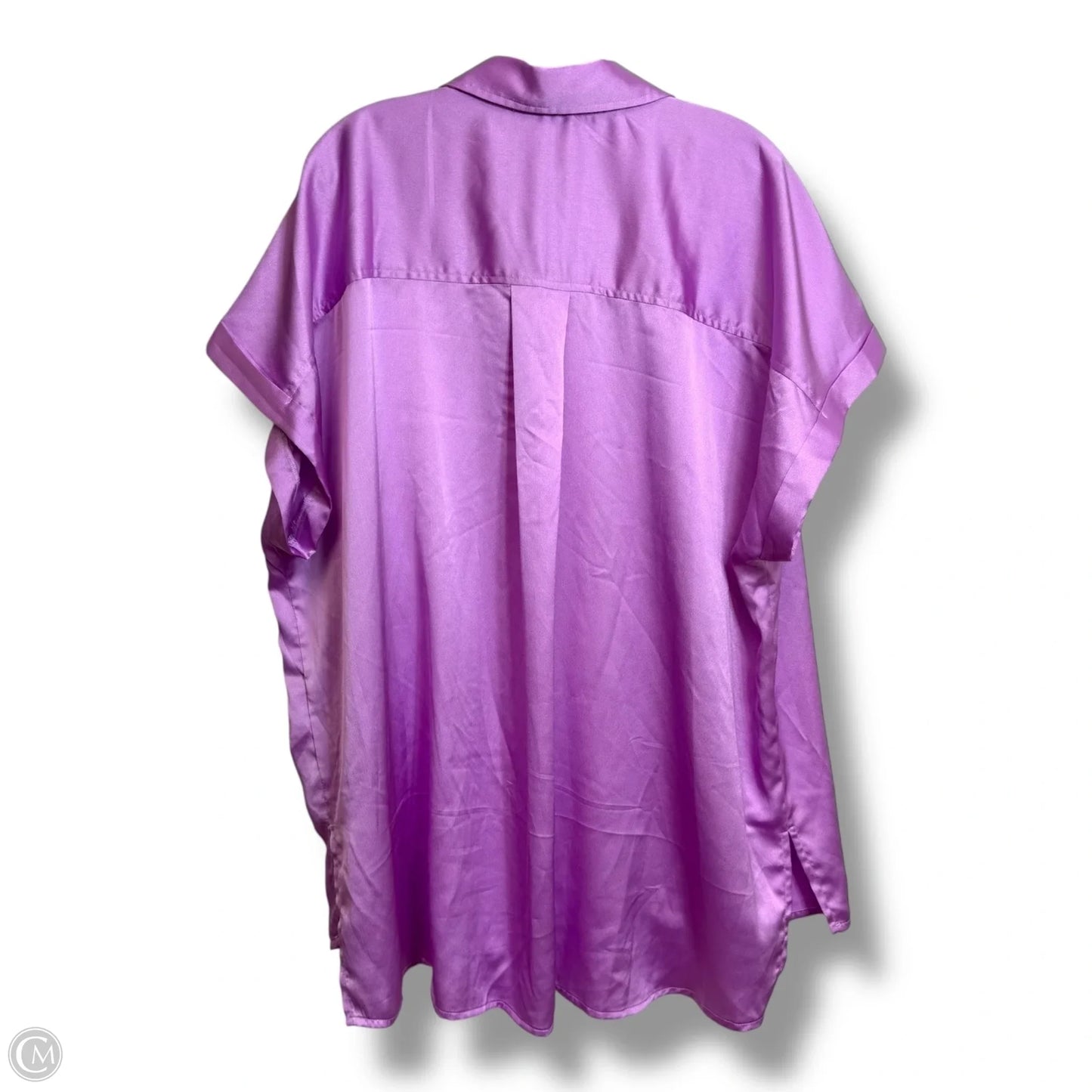 Top Short Sleeve By Entro In Purple, Size: Xl