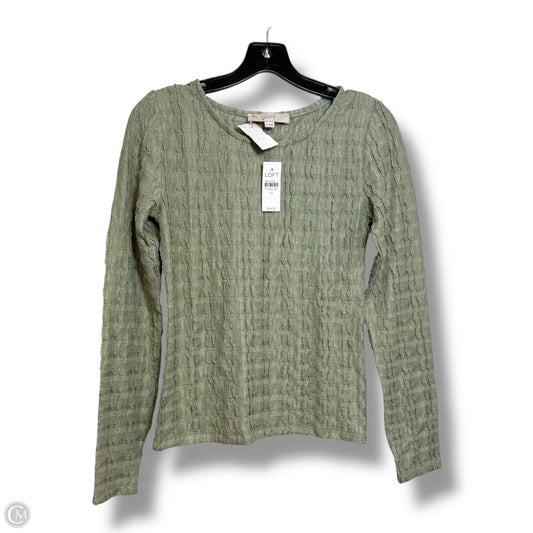 Top Long Sleeve By Loft In Green, Size: Xs