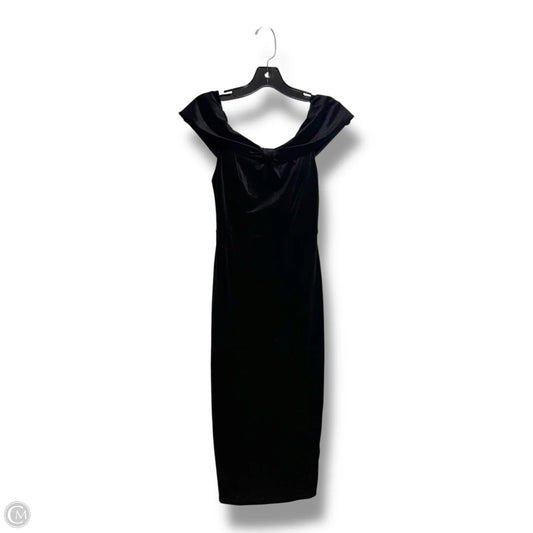 Dress Party Midi By Premier Amour In Black, Size: 2