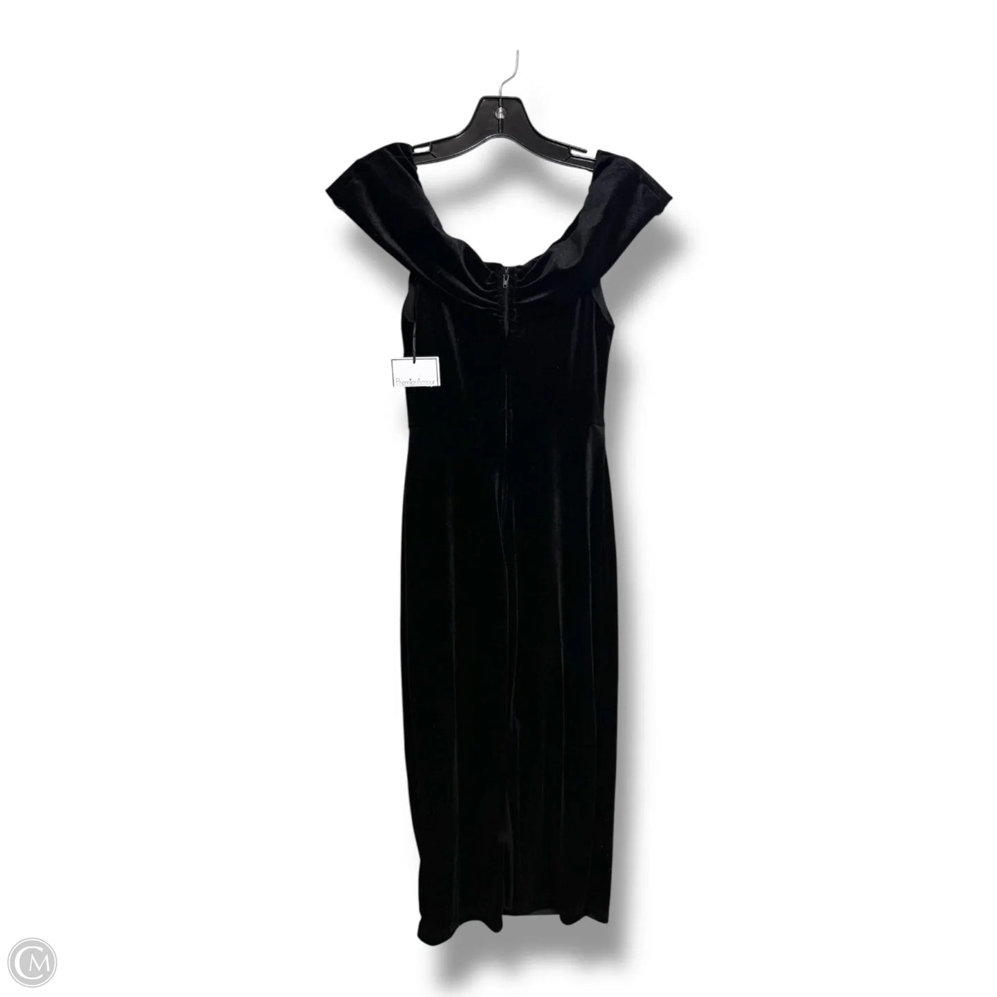 Dress Party Midi By Premier Amour In Black, Size: 2