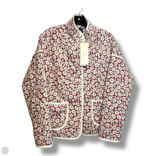 Jacket Puffer & Quilted By Cmf In Floral Print, Size: S