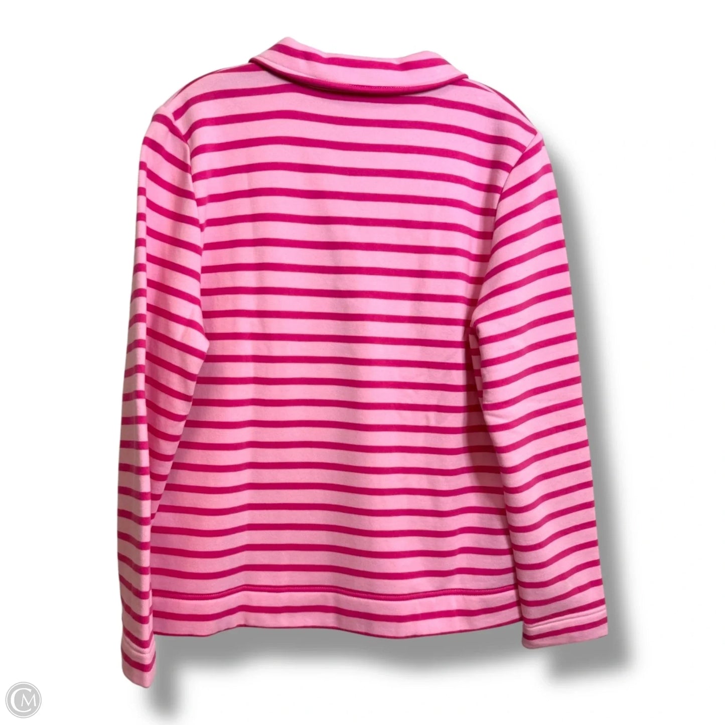 Top Long Sleeve By Talbots In Striped Pattern, Size: Lp