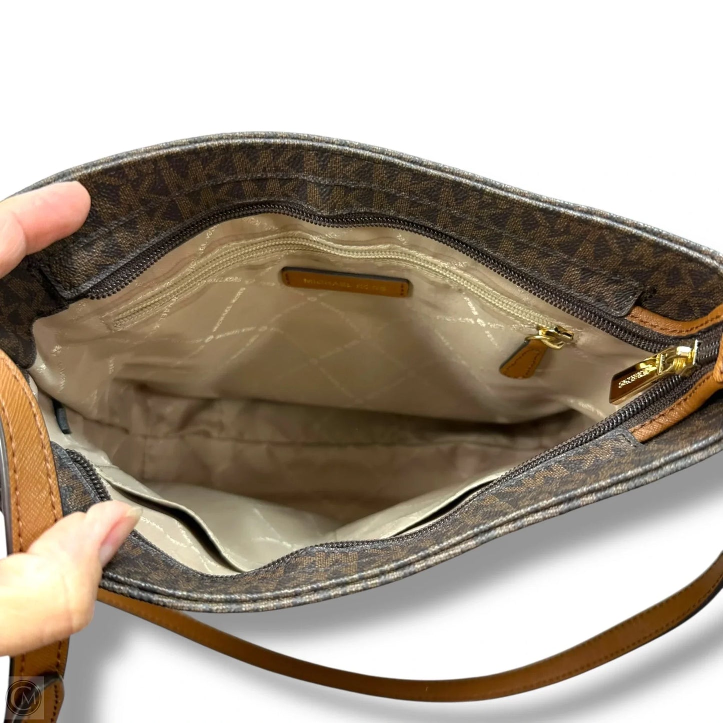 Crossbody Designer By Michael Kors, Size: Medium