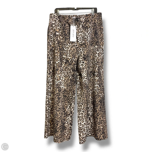Pants Wide Leg By Clothes Mentor In Animal Print, Size: 1x