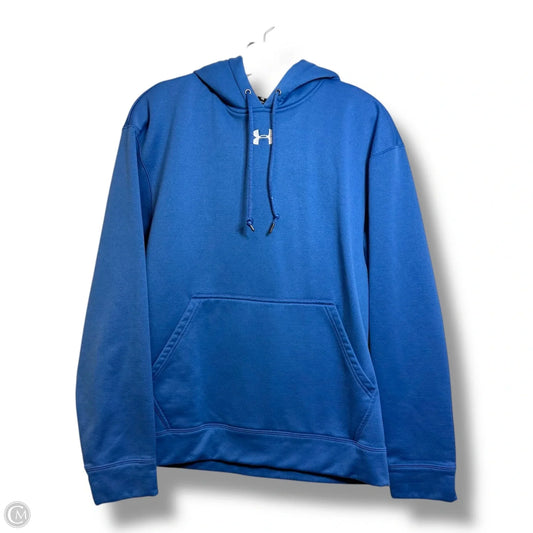 Sweatshirt Hoodie By Under Armour In Blue, Size: S