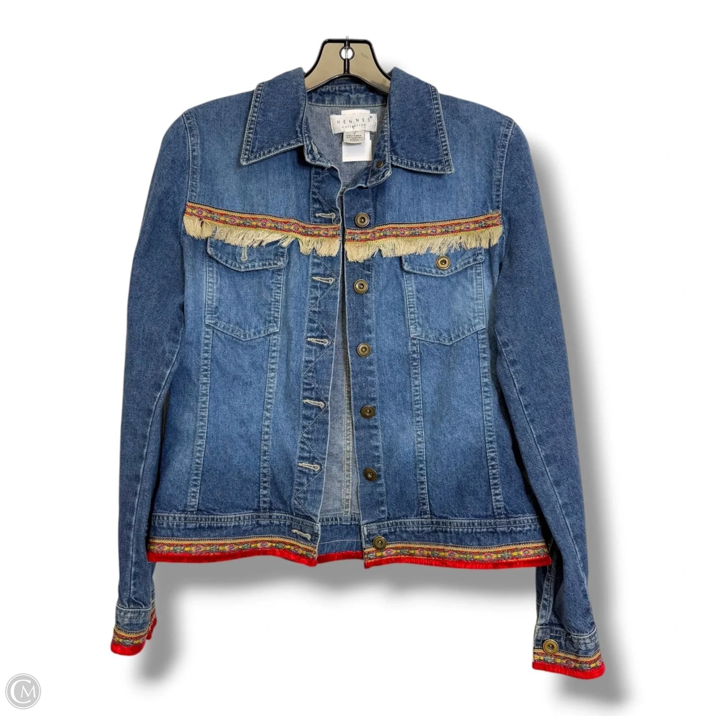 Jacket Denim By Cmf In Blue Denim, Size: 6