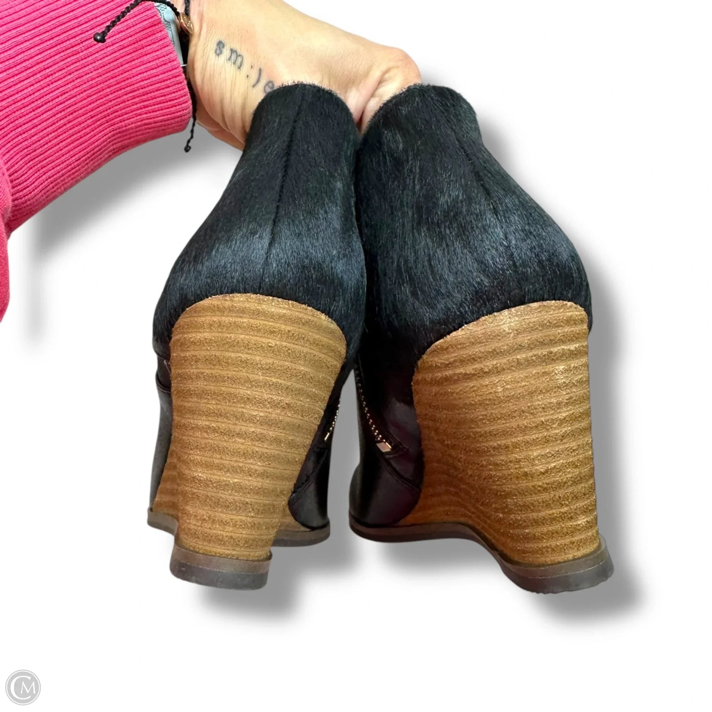 Boots Ankle Heels By Dr Scholls In Black, Size: 8