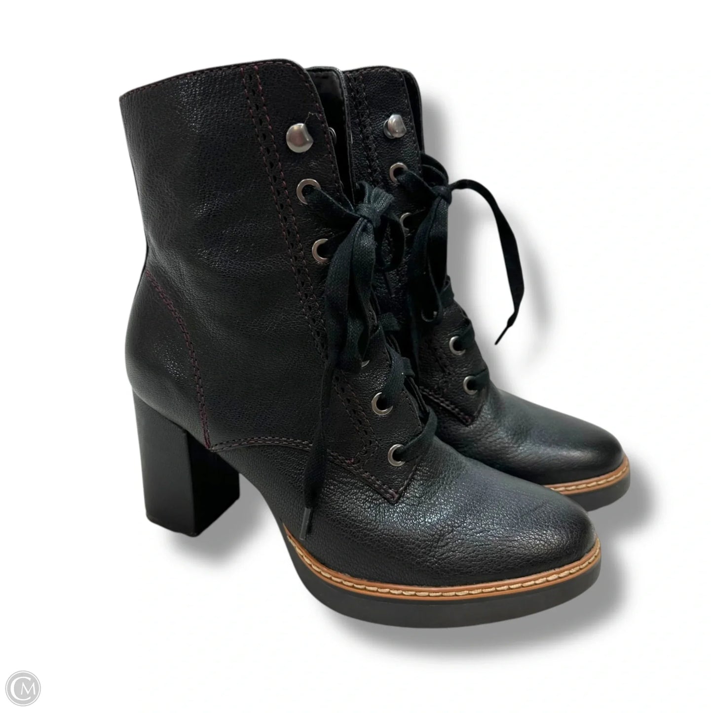 Boots Ankle Heels By Naturalizer In Black, Size: 6.5