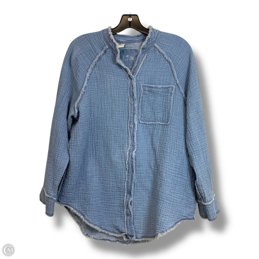 Top Long Sleeve By Aerie In Blue, Size: Xs