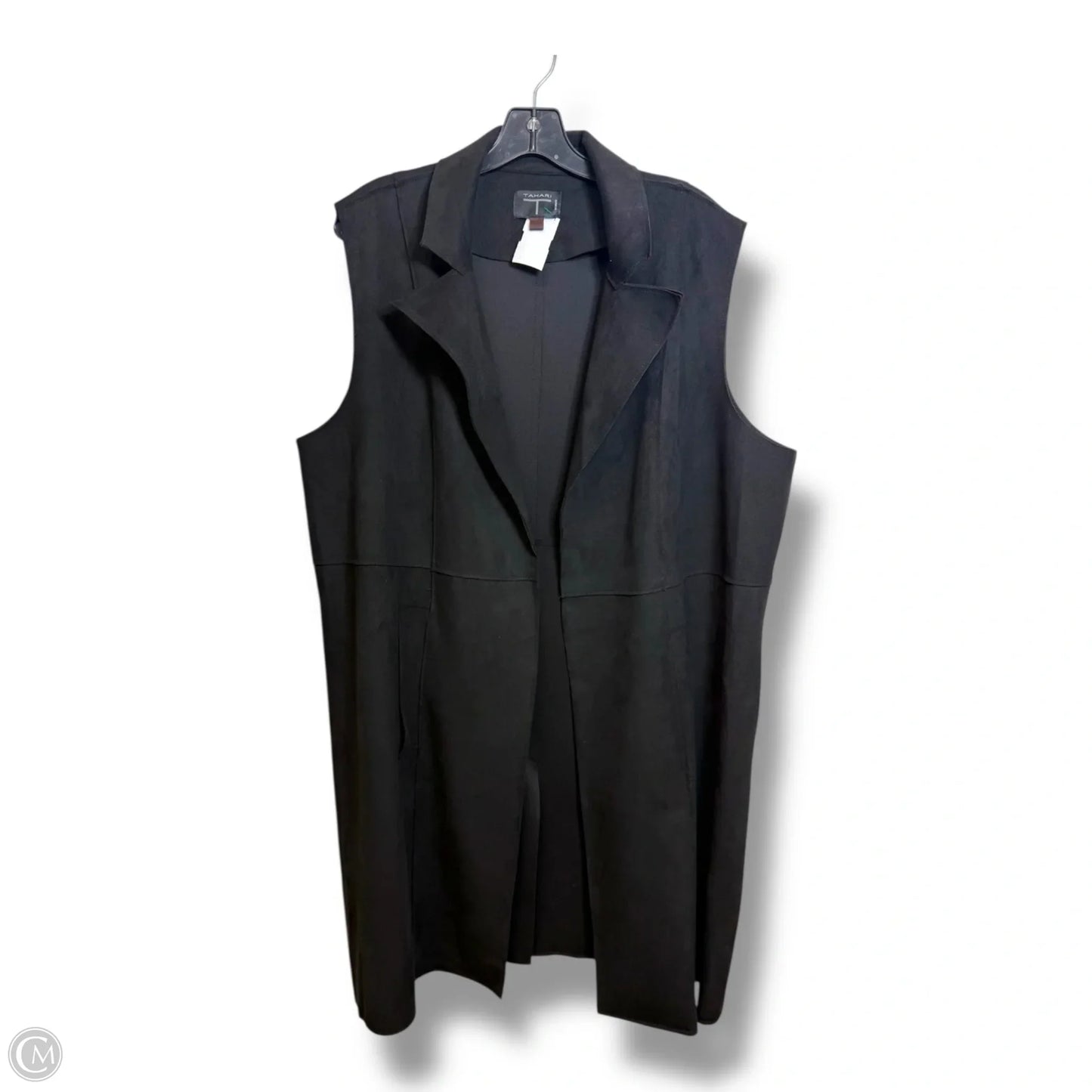 Vest Other By Tahari In Black, Size: Xl