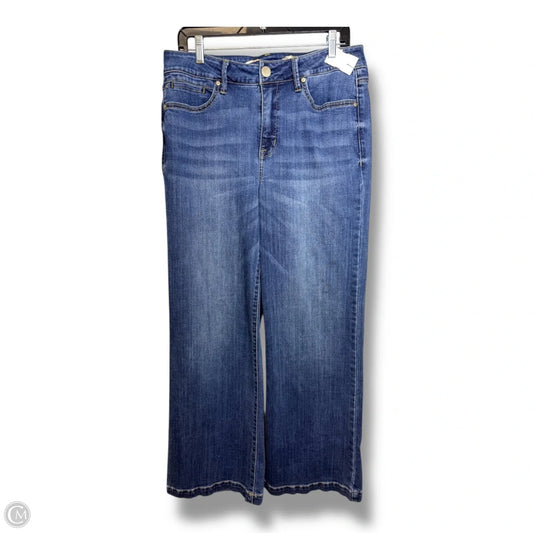 Jeans Wide Leg By Seven 7 In Blue Denim, Size: 12