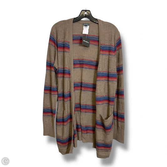 Cardigan By Eddie Bauer In Brown, Size: L