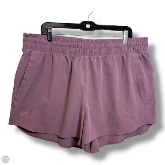 Athletic Shorts By Under Armour In Mauve, Size: Xxl
