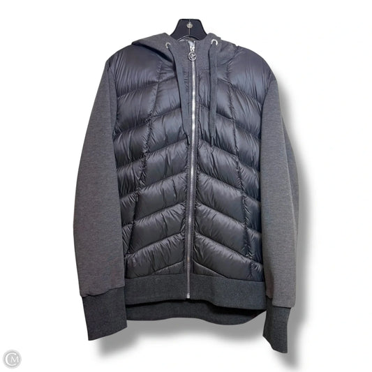 Jacket Puffer & Quilted By Michael By Michael Kors In Grey, Size: Xl