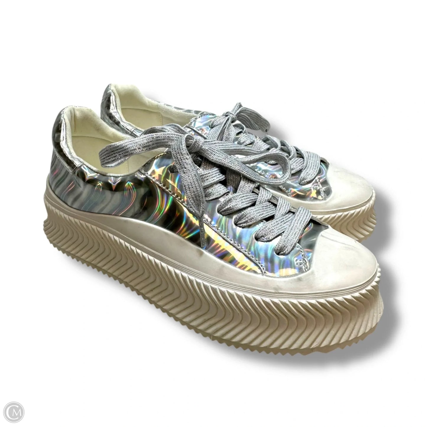 Shoes Sneakers By Circus By Sam Edelman In Silver, Size: 9