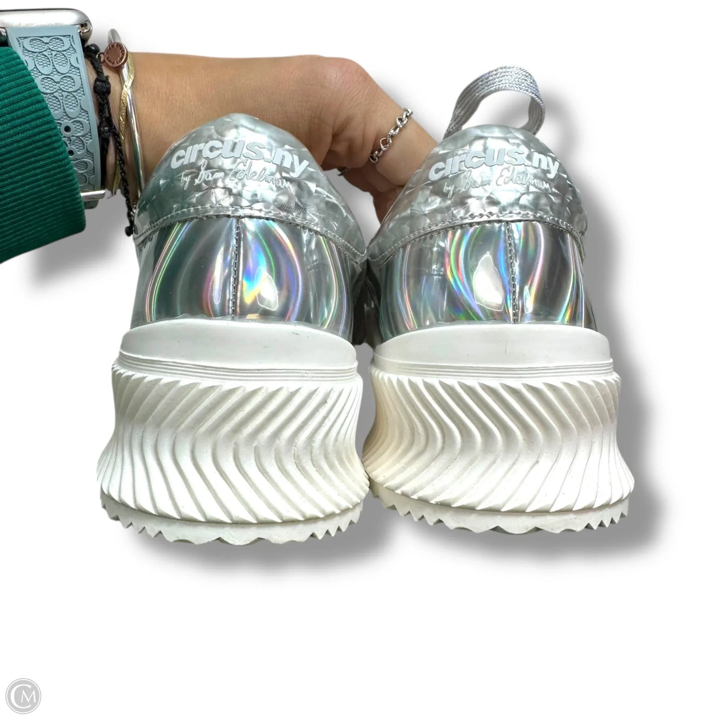 Shoes Sneakers By Circus By Sam Edelman In Silver, Size: 9