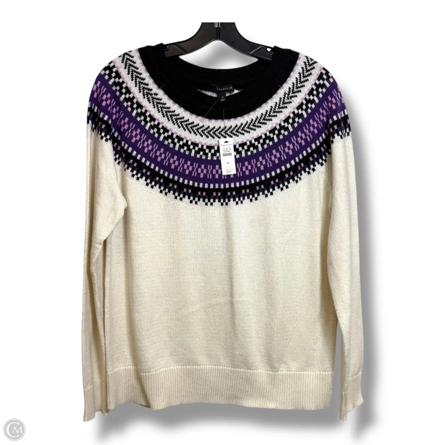 Sweater By Talbots In Black, Size: M