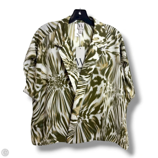 Top Sleeveless By Worthington In Green, Size: Xlp