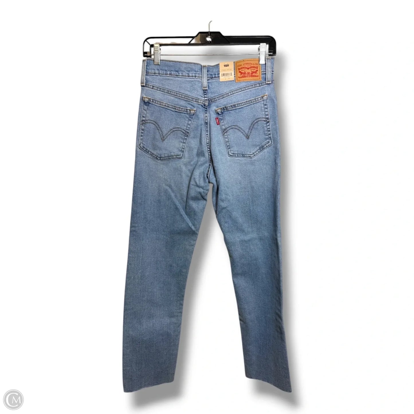 Jeans wedgie Straight By Levis In Blue Denim, Size: 4