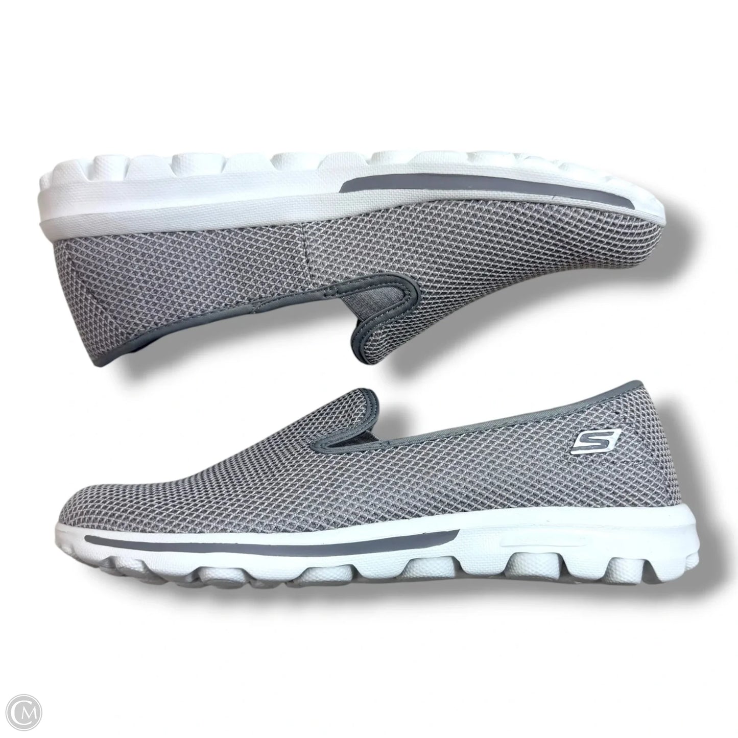 Shoes Sneakers By Skechers In Grey, Size: 10