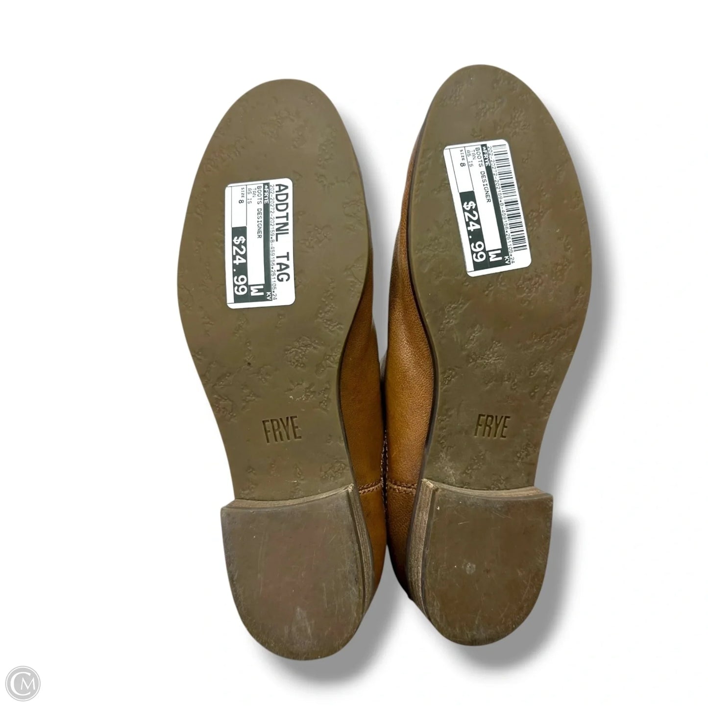 Boots Designer By Frye In Tan, Size: 8