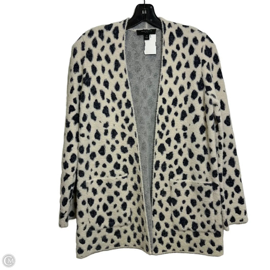 Cardigan By Ann Taylor In Animal Print, Size: Mp
