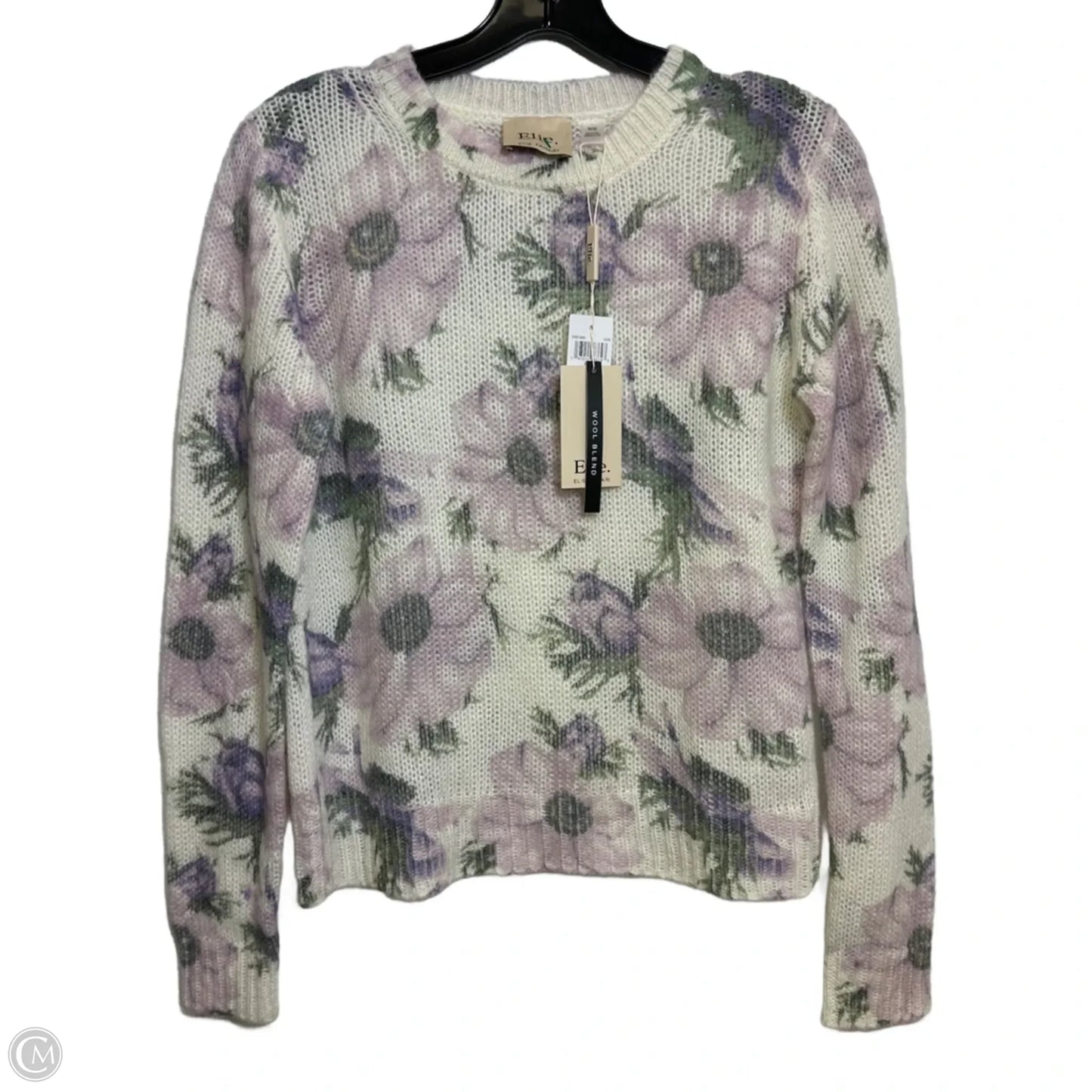 Sweater By Elie Tahari In Floral Print, Size: M