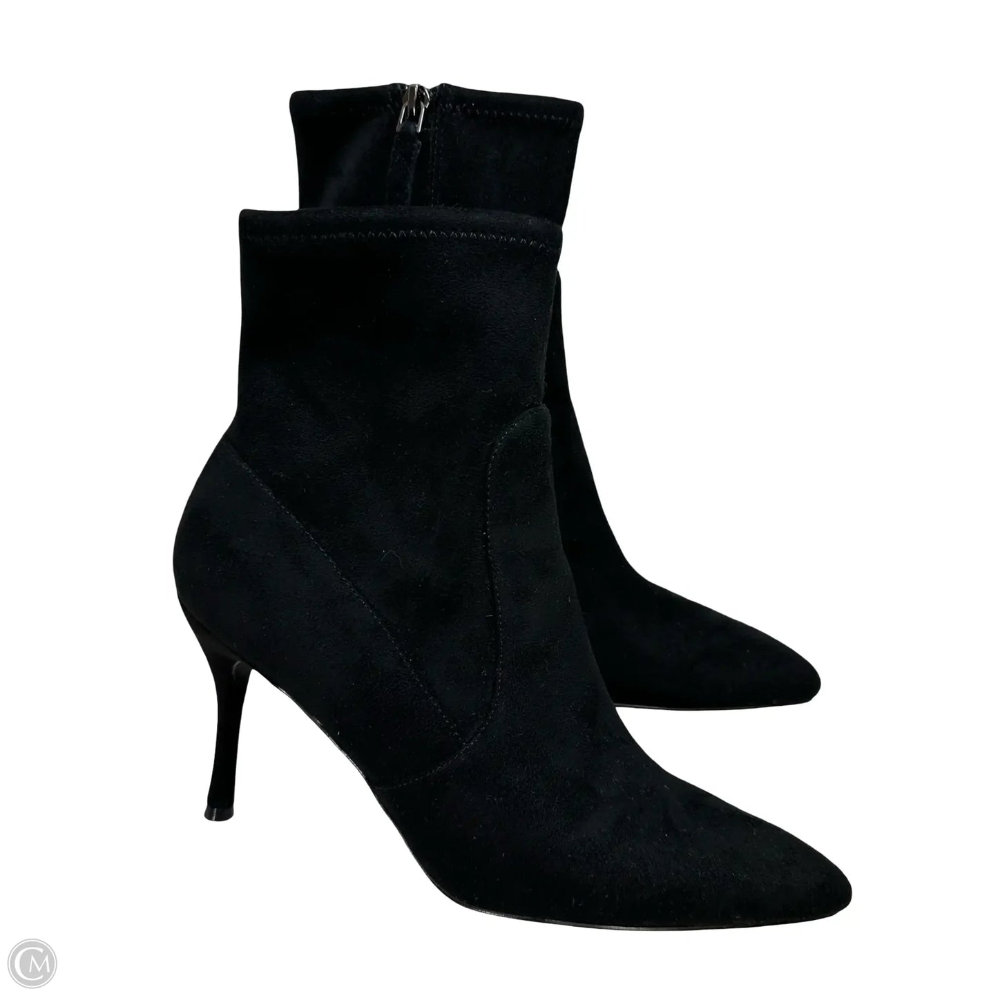 Boots Ankle Heels By Nine West In Black, Size: 8.5