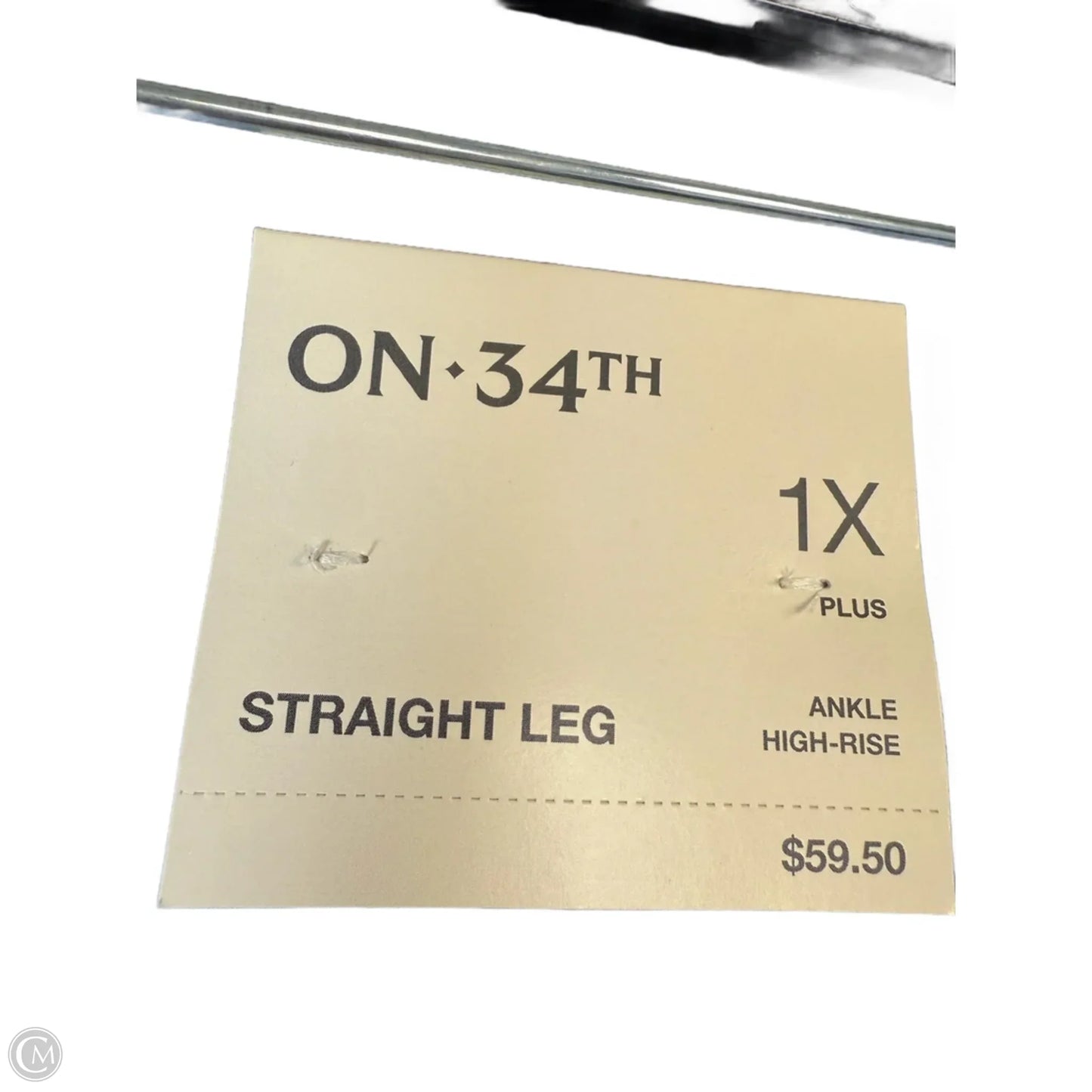 Pants Cropped By On 34th In Blue, Size: 1x