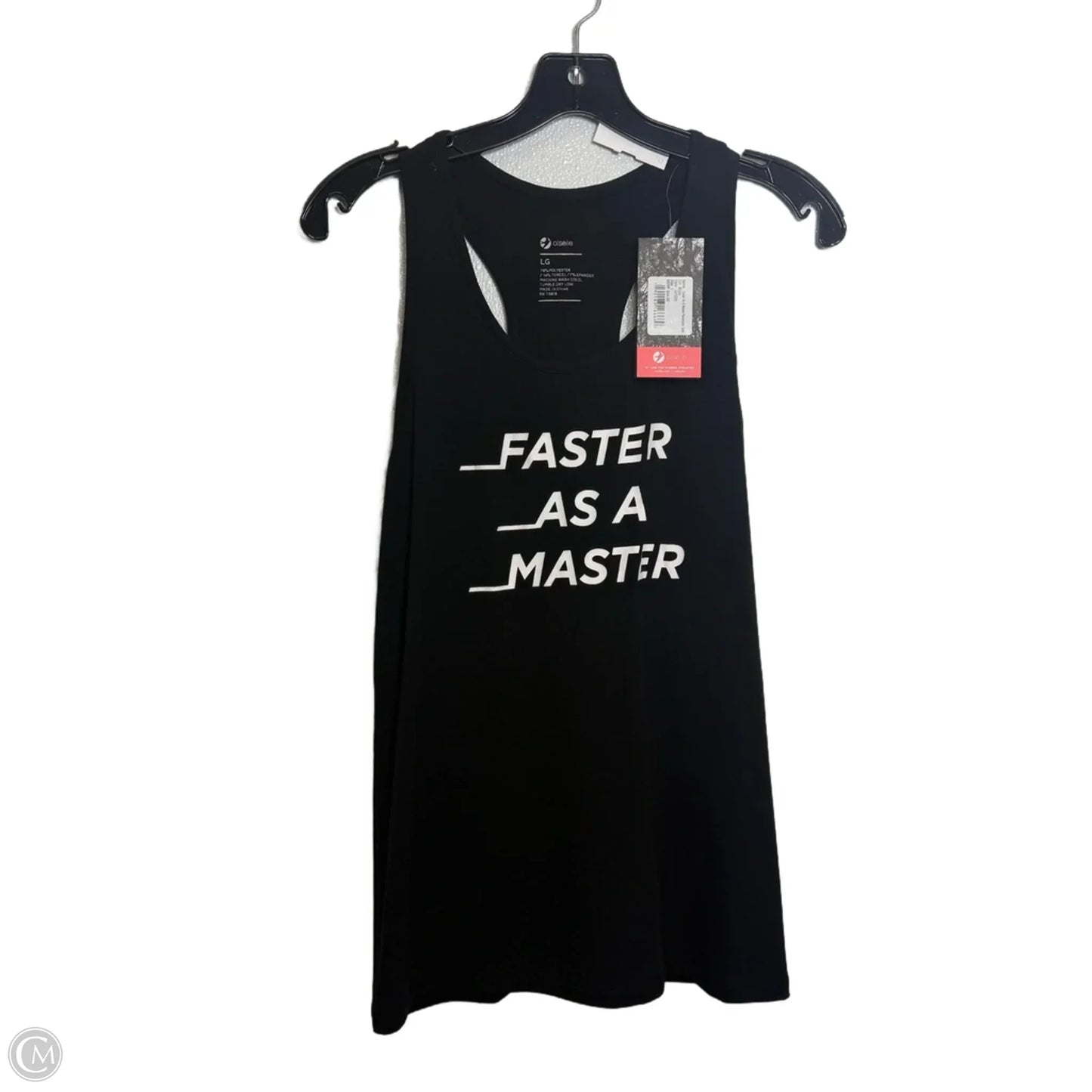 Athletic Tank Top By Cmf In Black, Size: L