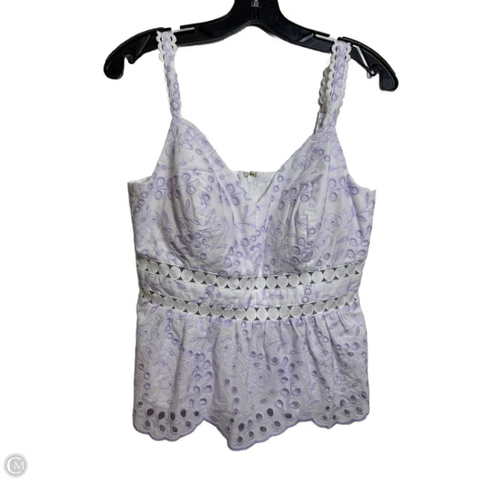Tank Top Designer By Lilly Pulitzer In White, Size: M