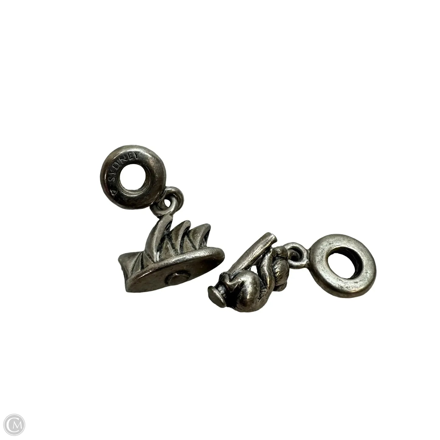 Sterling silver Dangle charms - Koala Bear charm &  Sydney Opera House charm By Pandora