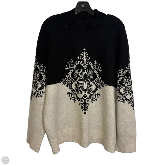 Sweater By Loft In Black, Size: Xl