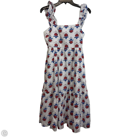 Dress Casual Midi By J. Crew In Floral Print, Size: 4p