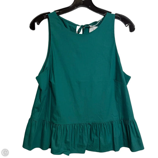 Top Sleeveless By Mng In Teal, Size: 8